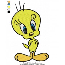 Tweety 07 Embroidery Designs